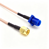 Câble adaptateur coaxial blindé de haute qualité SMA vers FAKRA A.B.C.D.E.F.G multi-types pour antenne GPS, radio, TV de voiture, camion, SUV
