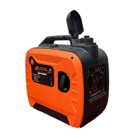 Générateur d'énergie portable monophasé CQHUAW HW2500IS avec moteur à essence refroidi par air 220-240V 50/60Hz pour le camping et l'utilisation domestique