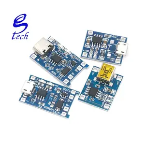 Lithium Battery Charger Board Charging Module 18650 Tp 4056 mini Usb mini Manufacturer Tp4056 with protection module Tp4056