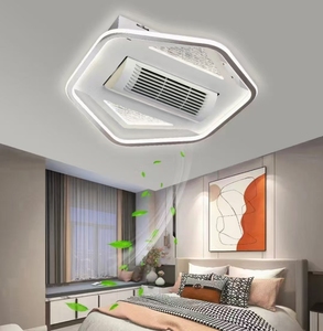 Quạt trần nhiều màu sắc năng động có đèn và điều khiển từ xa, lý tưởng để trang trí phòng ngủ với ánh sáng quạt thanh lịch - Product Image 4