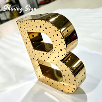Letras Luminosas RGB LED Personalizadas para Exteriores con Logotipo de Empresa, Iluminación Translúcida, Letras Estrelladas para Publicidad Exterior
