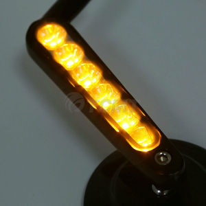 Specchietti Retrovisori Muscolari TCMT XF110859-B con Indicatori di Direzione LED per Harley <span class=keywords><strong>Davidson</strong></span> VROD <span class=keywords><strong>V</strong></span>-<span class=keywords><strong>Rod</strong></span> VRSCF - Product Image 6