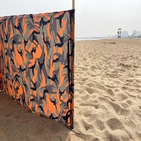 Nouveau design doux fort portable plage en plein air randonnée camping abri anti-vent extérieur pliant pare-vent