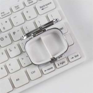 100 pièces prêtes à être expédiées, boîte à pilules ronde en métal à 3 compartiments, 3*2CM, argent/or/or rose - Product Image 3