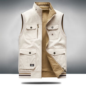 Gidden Gilet d'hiver multi-poches pour homme, pour la photographie et la pêche, décontracté, polyvalent, confortable, nouvelle collection, en polyester - Product Image 6