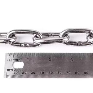 स्टेनलेस स्टील 316 डि763 मानक लंबी लिंक एंकर चेन, डिया 10 मिमी - Product Image 3