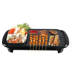 Parrilla Eléctrica Multifuncional Shabu-Shabu para el Hogar, con Olla Caliente, Ahumador y Barbacoa, Nuevo Modelo Personalizado, Sin Humo - Product Image 2