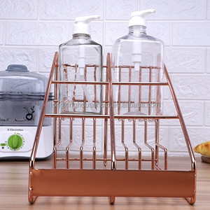 Rak Penyimpanan Kafe dari Baja Anti Karat yang Dipertebal untuk Sirup Qiguo Dew, Rak Penyimpanan Restoran Teh Susu, Rak Pajangan Multifungsi - Product Image 4