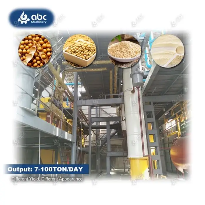 Machine complète de production de protéines d'isolat de soja de meilleure vente d'usine pour la farine de protéine de soja