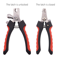 Coupe-ongles professionnel pour chien et animal de compagnie en acier inoxydable PP PTE avec logo personnalisé, lime à ongles écologique, emballage sous blister