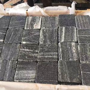 Venta al por mayor moderno envejecido Nero Santiago caído gris granito pavimentadora azulejo tamaño personalizado barato piedra de pavimentación diseño gráfico - Product Image 6