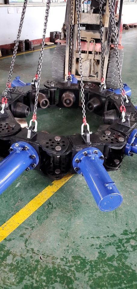 Excavator Mounted Pile Breaker for Concrete Pile Head Removal in Bridge ...