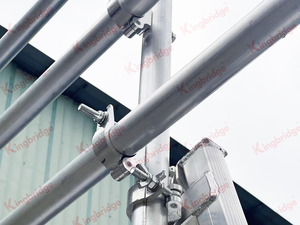 Système de garde-corps réglable en alliage d'aluminium industriel T6061 pour échafaudage et plancher, protection antichute, capacité de <span class=keywords><strong>charge</strong></span> 225 kg, plusieurs baies - Product Image 2