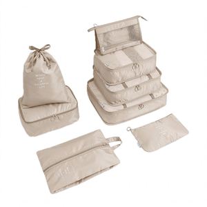 Pochette de rangement de voyage, cubes de compression personnalisés pour bagages, ensemble de cubes de rangement - Product Image 2