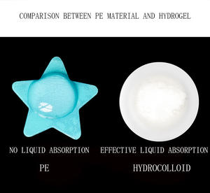 투명 표준 수성 젤 하이드로콜로이드 여드름 패치 병풀 추출물 함유 방수 통기성 모든 피부 타입 개별 포장 - Product Image 5