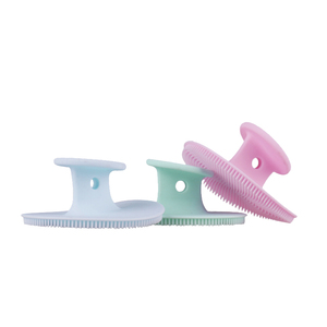 Wholesale Silicone <b>Face</b> <b>Scrubber</b> Facial Cleansing Brush Skincare Accessories Blackhead Acne Pore Pad Cradle Cap <b>Face</b> Wash Brush - Product Image 4