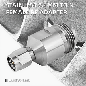 Adaptador RF Hembra de 2.4mm a Hembra N de Acero Inoxidable Directamente de Fábrica, Adaptador de Contacto Coaxial de Latón <span class=keywords><strong>MMW</strong></span> - Product Image 2