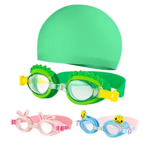 Лидер продаж, Детские милые очки для плавания, силиконовые плавательные очки, незапотевающие, универсальные модные очки для взрослых