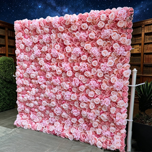 Multi Shade Pink White Spliable Rose <b>Flower</b> <b>Wall</b> Christmas Handmade Romantic Dreamy Great for Nail Salon Boutique Decor - Product Image 5