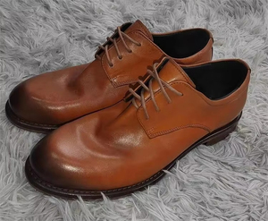 Zapatos de Hombre Formales de Negocios y Boda, de Alta Calidad, Modernos, de Cuero Genuino Italiano, Transpirables, Ligeros, con Suela Plana - Product Image 6