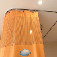 Rideaux de diviseur de chambre d'hôpital d'intimité autoclavables de chevet de cadre d'impression des enfants