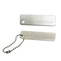 Aiguiseur d'hameçon de pêche Portable, pierre de diamant, hameçon de poisson outils d'affûtage couteau pierre à aiguiser porte-clés pour accessoires de pêche en plein air