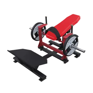 Mesin Hip Thrust peralatan Fitness Gym komersial mesin kekuatan binaraga piring penuh penekan kaki vertikal untuk dijual