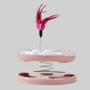 Dubbellaags Vrolijke Plaat Groothandel Spelen Kat <span class=keywords><strong>Teaser</strong></span> Speelgoed Interactief Speelgoed Voor Katten - Product Image 2