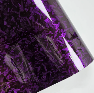 Pellicola Vinilica Premium in Fibra di Carbonio Forgiata Viola PET con Tecnologia Air Release Senza Bolle Oro <span class=keywords><strong>Verde</strong></span> Rosso Nero per Wrapping <span class=keywords><strong>Auto</strong></span> - Product Image 3