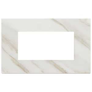 Plaque en marbre blanc Calacatta 18 po x 14,1 po pour servir et présenter - Product Image 1