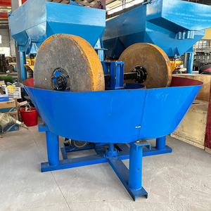 <strong>Gold</strong> <strong>Grinding</strong> <strong>Machine</strong> 900 Double Wheel <strong>Wet</strong> <strong>Pan</strong> <strong>Mill</strong> for Rock <strong>Gold</strong> Ore Processing - Product Image 4