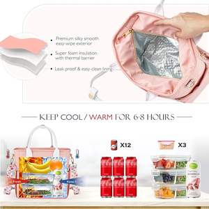 Muestra gratuita, bolsa térmica personalizada para entrega de pizza o comida para llevar, impermeable y portátil, al por mayor - Product Image 5