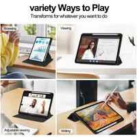 Casing Xiaomi Pad 7 2024 dengan Rotasi 360 Derajat dan Tempat Pensil, Cover untuk Coque Xiaomi Pad 7 Pro Mi Pad 7, Casing Tablet 11.2 inci