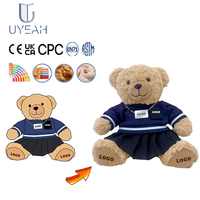Uyeah OEM – Nouveaux jouets en peluche personnalisés : Adorables ours en peluche, poupées ours de dessin animé, animaux en peluche doux sur mesure pour cadeau