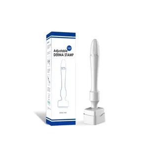 Adjustable Titanium Needle Derma Stamp Scalp Massager Infusion System 140 Micro Pins Skin Rejuvenation Tool Electric Lip Plumper