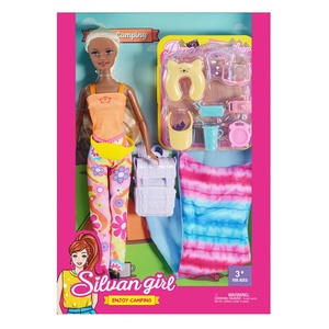 Muñeca Inflable SAMLOK 2024, Nueva y Popular, con Funcionamiento a Pilas, Hermoso Vestido para Viajes al Aire Libre, Muñeca Infantil de Piel Negra - Product Image 4