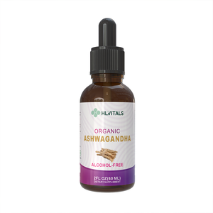 Gotas Líquidas de Ashwagandha Orgánica de Marca Privada, Calma y Relajación, Suplementos de Salud de Ashwagandha en Gotas Líquidas - Product Image 1