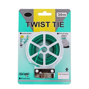 Fil de reliure pour fleurs et arbres 30 mètres PE Plant Twist Tie With Cutter - Product Image 2