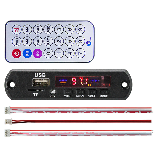 VTF-108 5v Usb Fm Mp3 Player bluetooth Decoder Module