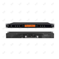 Système de microphone sans fil léger à 2 canaux HP-1100, piles AA, connecteur XLR, capteur infrarouge pour discothèque/bar/club/usage domestique