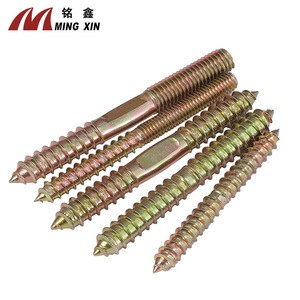 Vis autotaraudeuses à double extrémité Ming Xin pour meubles en bois et rampes d'escalier, tête fendue métrique - Product Image 2