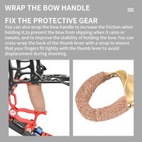 SPG tir à l'arc doigt onglet Wrap tir confortable doux respirant multi-usages protection garde engrenages adhésif accessoires