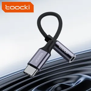 Toocki 12mm chất lượng vượt trội RCA cáp âm thanh USB nữ để AUX 3.5mm nam Jack cắm cáp âm thanh