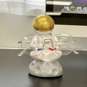 Décorations créatives en résine pour la maison, style Art <span class=keywords><strong>Déco</strong></span>, sur le thème de l'astronaute et de la monture de lunettes, vente en gros d'usine - Product Image 5