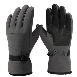 Gants de ski imperméables en polyester pour femmes et hommes, hiver, cyclisme, flocon de neige, moto, écran tactile, chauds, coupe-vent - Product Image 2