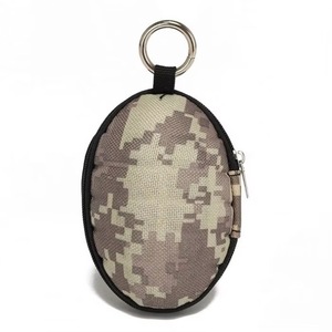 Échantillon Gratuit : Étui à Clés de Voiture Grande Capacité en Forme de Grenade, Porte-Monnaie à Fermeture Éclair avec Crochet Métallique, Pochette à Clés Zippée - Product Image 1