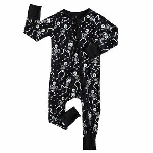 Combinaison pour bébé fille en bambou imprimé pêche RTS de haute qualité, vêtements pour enfants de 0 à 5 ans, bébé zippé - Product Image 4