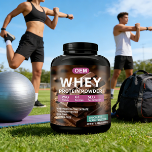 Protéine de lactosérum biologique déchiquetée OEM 250g en vrac, saveur <span class=keywords><strong>chocolat</strong></span> 40g, nutrition sportive pour adultes - Product Image 5
