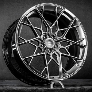 Nouvelles jantes en alliage forgé RGW Rally Mesh Drag Racing, 18-26 <span class=keywords><strong>pouces</strong></span>, personnalisation, sport, polies, concaves, FF10 Chrome 5x120 - Product Image 1