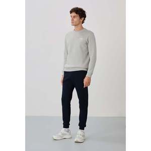 Andy Tas - Ensemble de survêtement en molleton bleu marine pour homme - 85190 - Bleu marine/gris pierre - Product Image 5